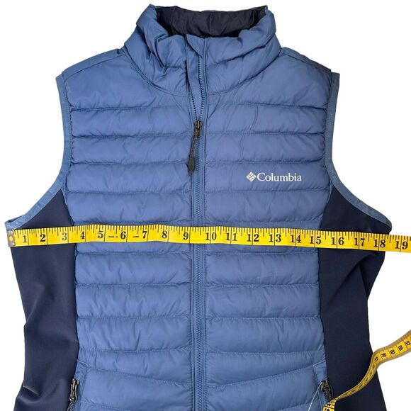 NWT Women's Columbia South Valley Hybrid Vest Two-Tone Blue Size Small S - Picture 8 of 11